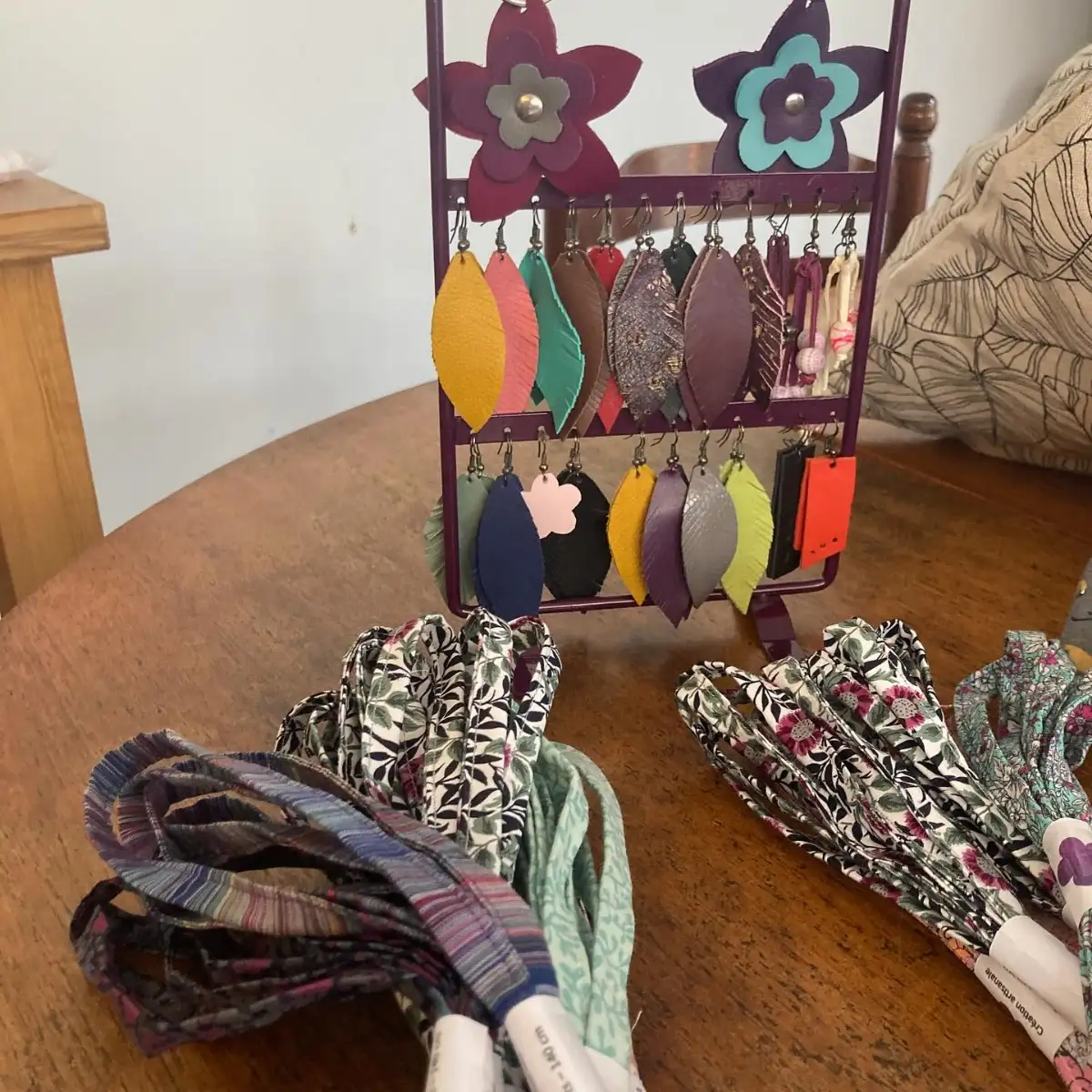 Boucles d’oreilles créoles martelées